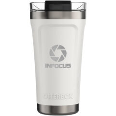 Otterbox® Elevation® Core Colors Stainless Steel Tumbler – 16 oz - 55412_WHT_Horizontal_Laser