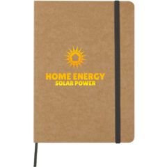 Eco-Inspired Strap Notebook - 6101_NATBLK_Digibrite