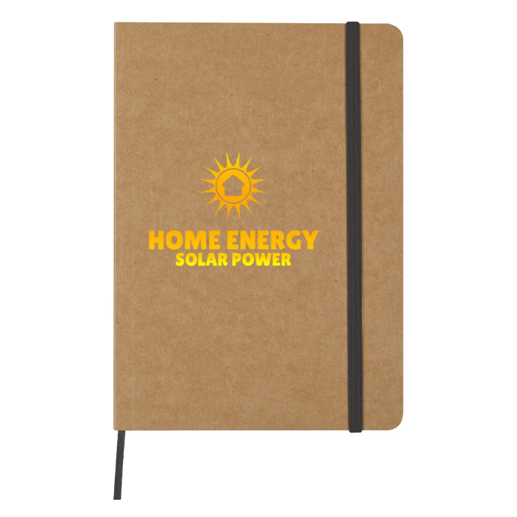 Eco-Inspired Strap Notebook - 6101_NATBLK_Digibrite