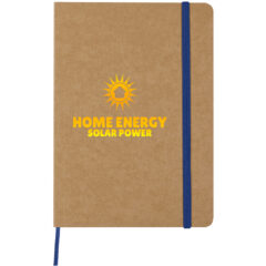 Eco-Inspired Strap Notebook - 6101_NATBLU_Digibrite