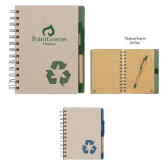 Eco-Inspired Spiral Notebook & Pen - 6103_group