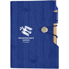 Woodgrain Look Notebook With Sticky Notes And Flags - 6113_ROY_Silkscreen