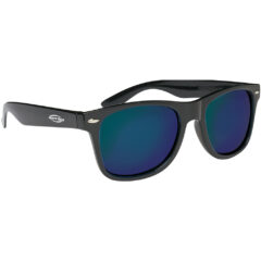 Mirrored Malibu Sunglasses - 6203_BLKGRN_Silkscreen