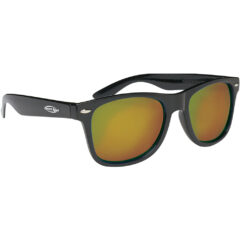 Mirrored Malibu Sunglasses - 6203_BLKRED_Silkscreen