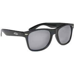 Mirrored Malibu Sunglasses - 6203_BLKSIL_Silkscreen