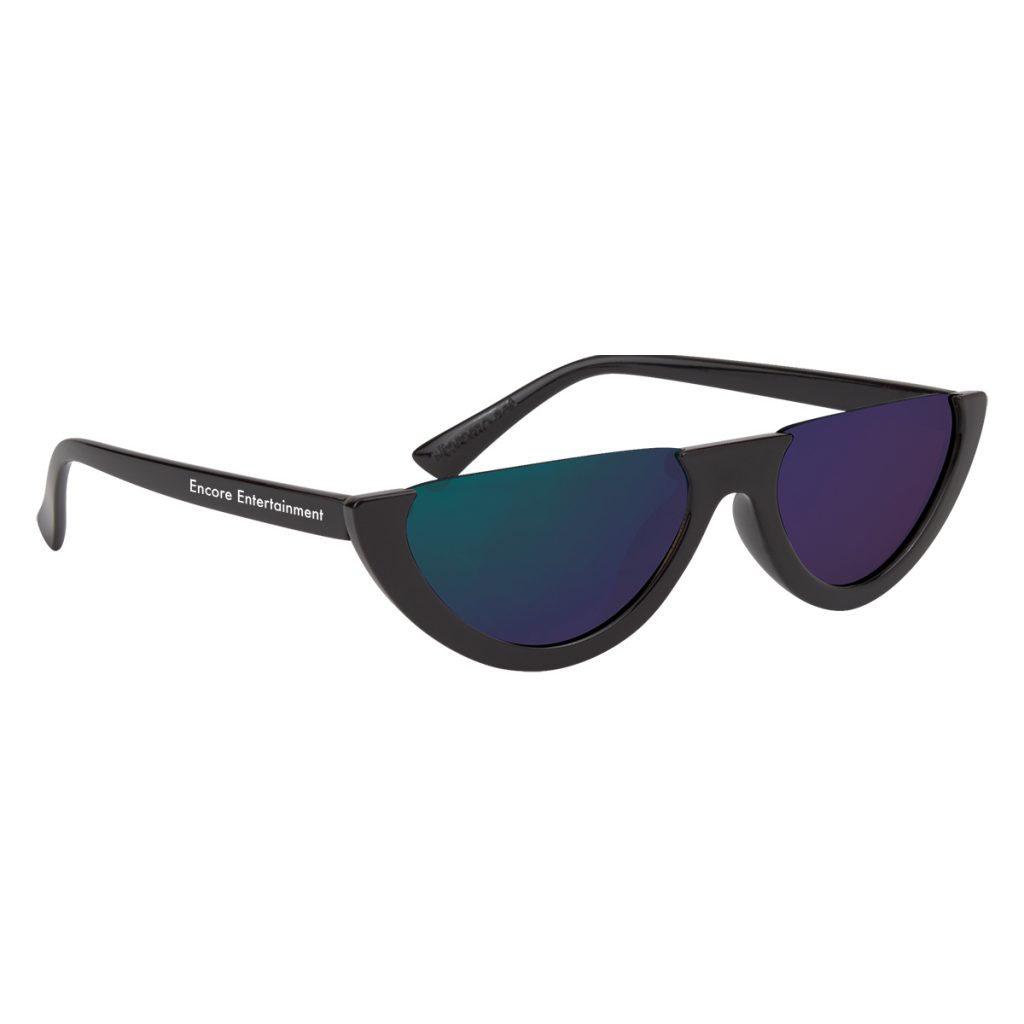 Crescent Sunglasses - 6260_BLKBLU_Silkscreen