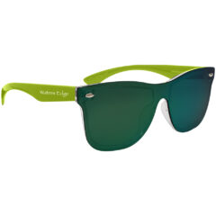 Outrider Mirrored Malibu Sunglasses - 6271_GRN_Silkscreen