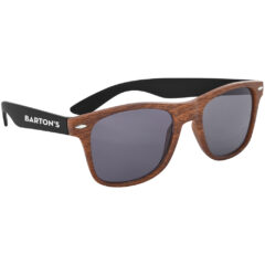 Surf Wagon Malibu Sunglasses - 6286_WOODBLK_Silkscreen