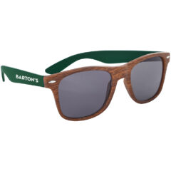 Surf Wagon Malibu Sunglasses - 6286_WOODGRH_Silkscreen