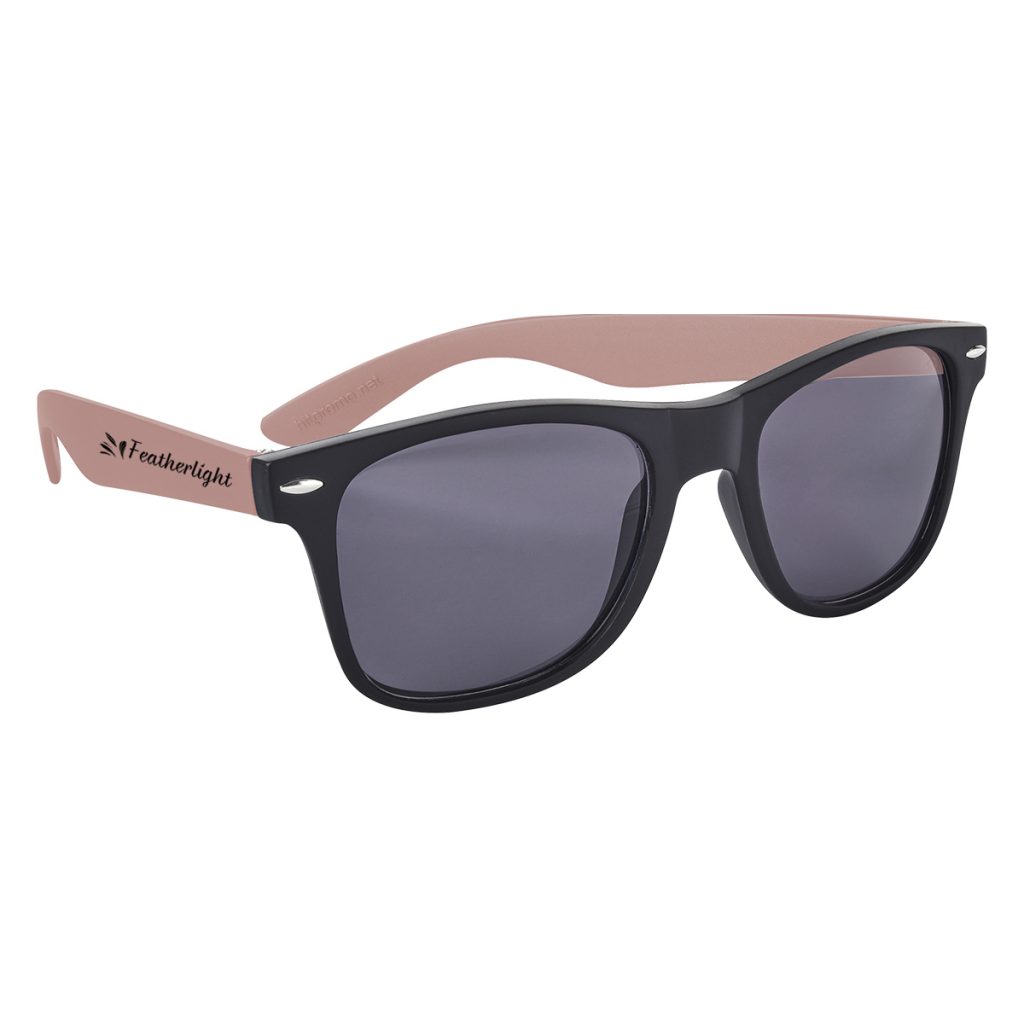 Baja Malibu Sunglasses - 6288_BLKROSEGLD_Silkscreen
