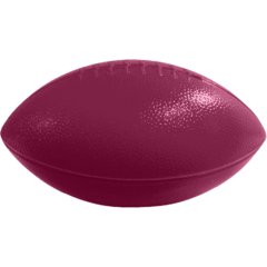 Mini Plastic Football – 6″ - 6_ Mini Plastic Football_Burgundy