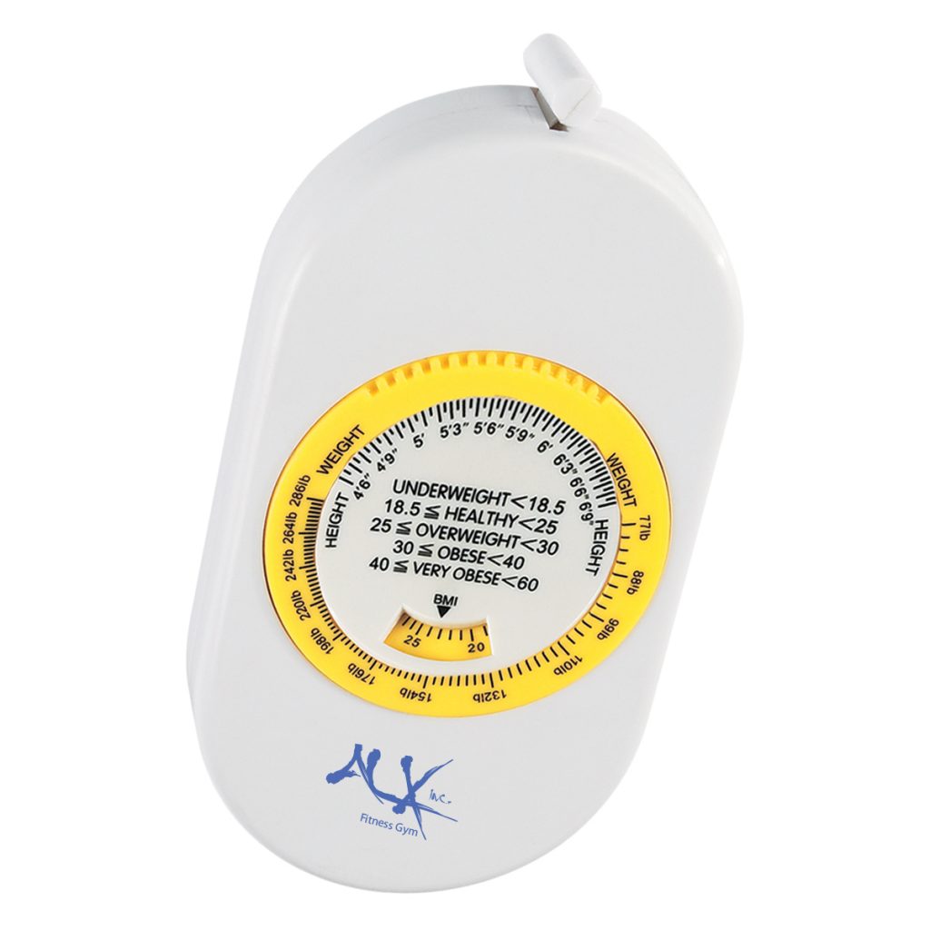 Body Tape Measure With BMI Scale - 7368_WHT_Padprint