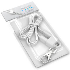 Lanyard: Charging Cable & Lanyard - 9121_WHT_Packaging_Blank