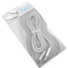 Powerstick Branded Triple Tip Cable – 3′ - 9128_WHT_Packaging_Blank