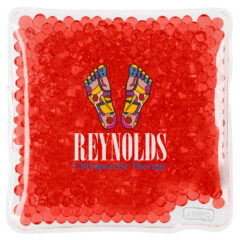 Square Gel Beads Hot/Cold Pack - 9466_RED_Digibrite