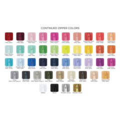 All The Things Pouch Corduroy - ctd-zipper-colorchart