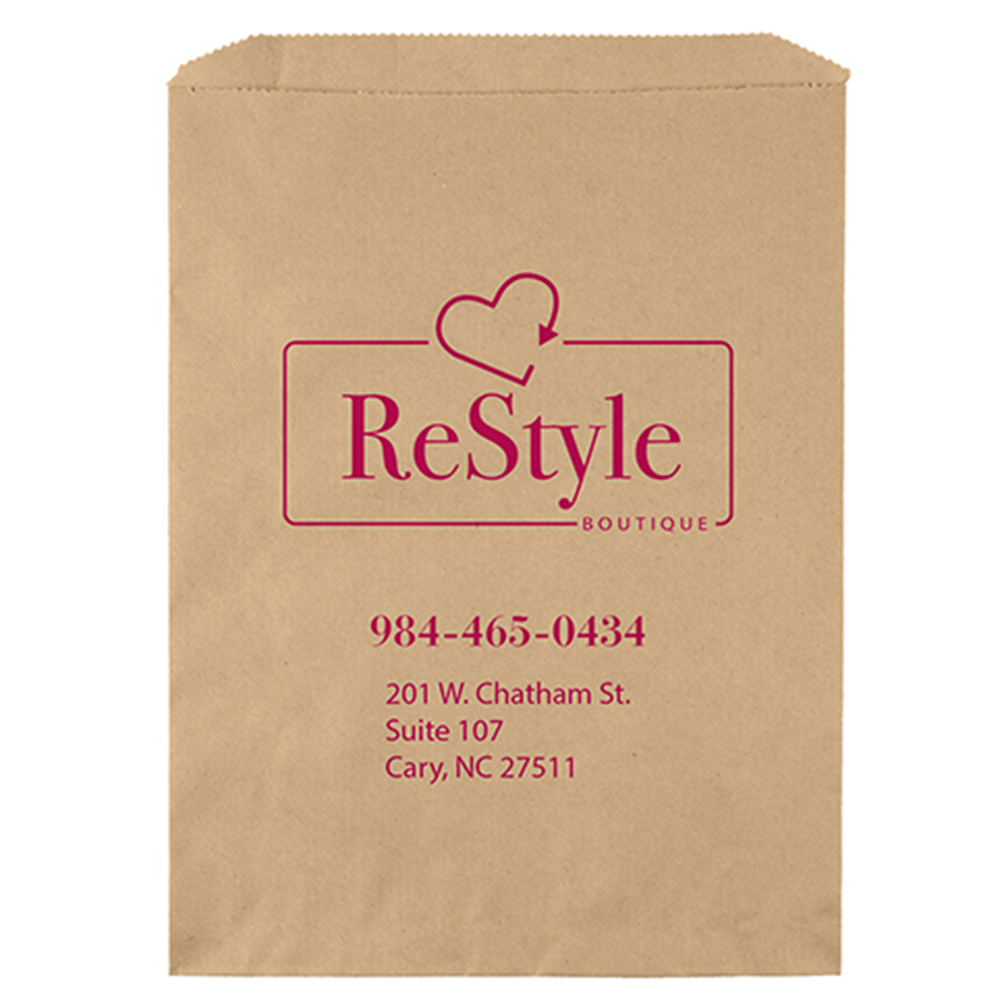 Merchandise Paper Bag – 9″ x 12″ - merchandisepaperbag9x12brownkraft