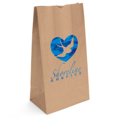 SOS  12# Paper Bag – 7″ x 4.5″ x 13.75″ - sos12foil