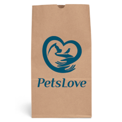 SOS 20# Paper Bag – 8″ x 14″ x 5″ - sos20brownkraft