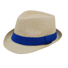 Natural Straw Fedora Hat - strawfedoraroyal