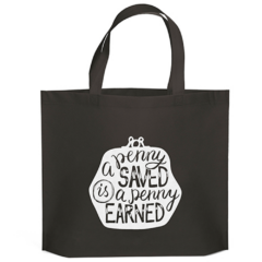 Thrifty Tote Bag - thriftyblack