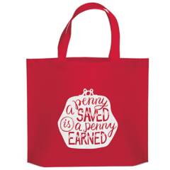 Thrifty Tote Bag - thriftyred