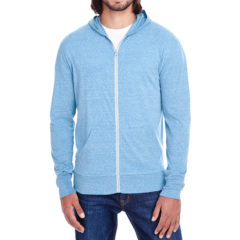 Threadfast Apparel Unisex Triblend Full-Zip Light Hoodie - 302z_53_z