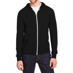 Threadfast Apparel Unisex Triblend Full-Zip Light Hoodie - 302z_b1_z
