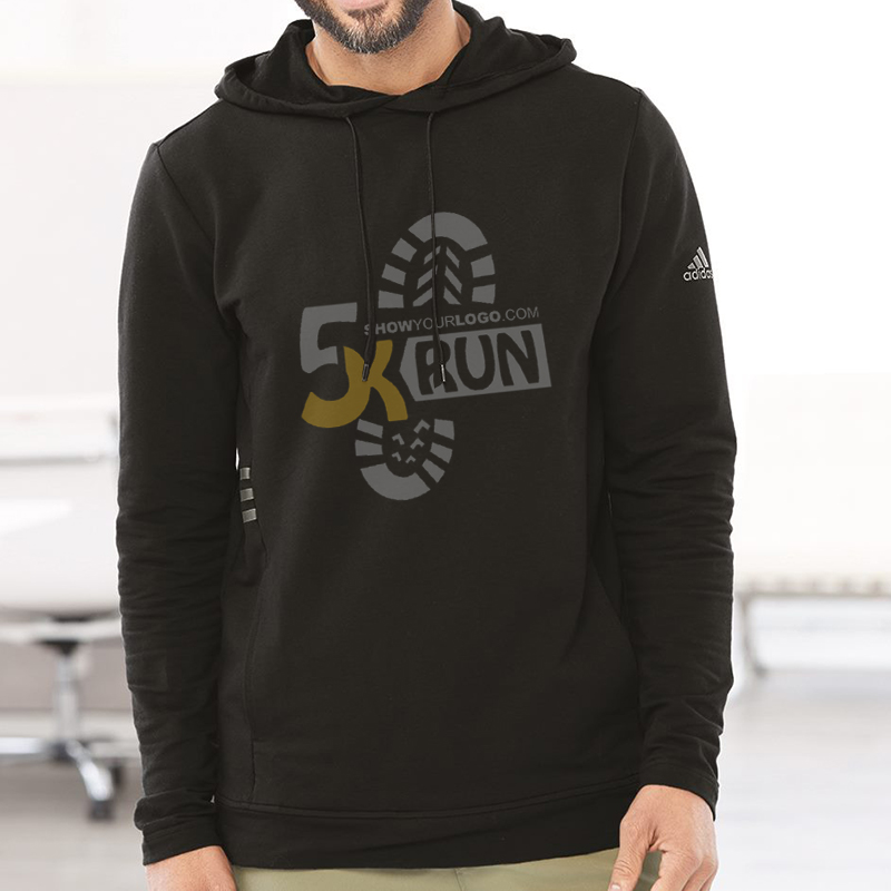 Adidas Lightweight Hooded Sweatshirt - 7674_fl