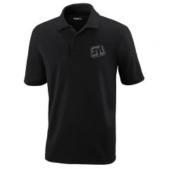 Core 365 Performance Pique Polo Antimicrobial - Black