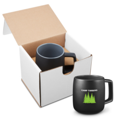 Geo Square Handle Ceramic Mug – 15 oz - Geo Square Handle Ceramic Mug 8211 15 oz 8211 Optional gift box