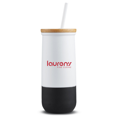 Intrigue Vacuum Straw Tumbler 8211 20 oz 8211 White