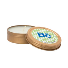 Scented Candle In Screw-Top Metal Tin - 2 Oz.