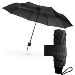 PU Strap Manual Open Umbrella – 42″ Arc - PU Strap Manual Open Umbrella 8211 42in Arc 8211 Black