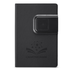 Refillable Journal with Wireless Charging Panel - Refillable Journal with Wireless Charging Panel