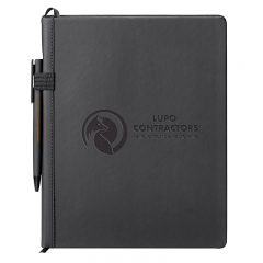 Boston Hard Cover Journal/Pen Combo - ST4794_BLK_v1576536253