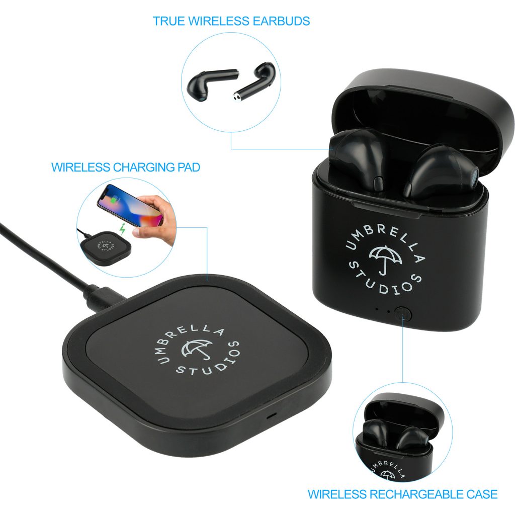 Oros TWS Auto Pair Earbuds & Wireless Charging Pad - download 1