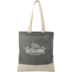 Split Recycled 5oz Cotton Twill Convention Tote - download 1