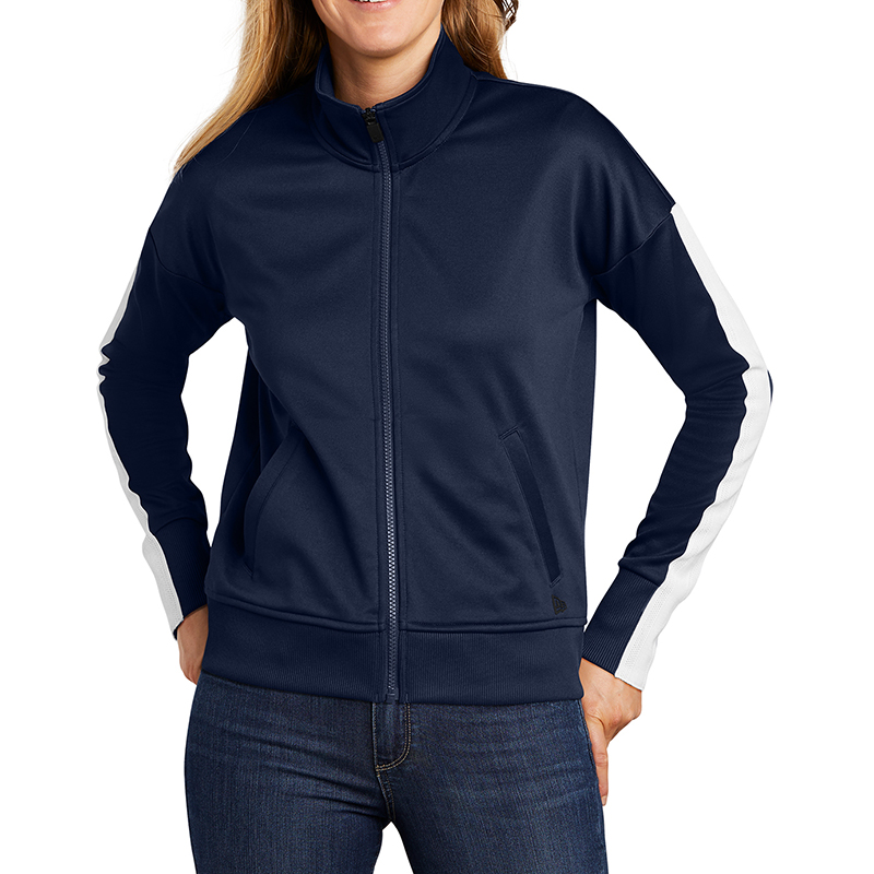 New Era® Ladies Track Jacket Show Your Logo