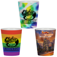 Full Color Collector Cup Ceramic Shot Glass – 1.5 oz - 1010_GROUP