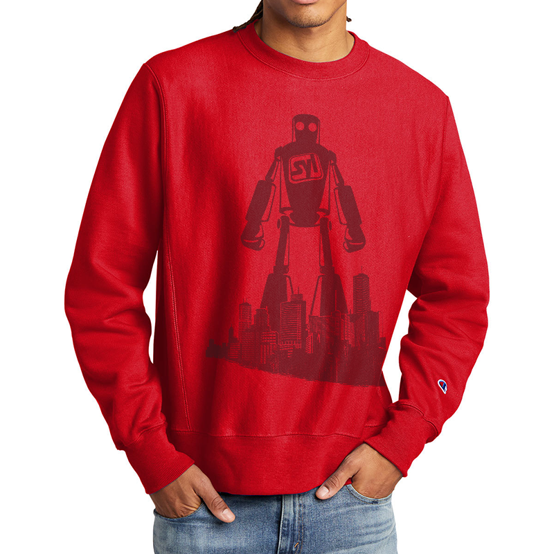 champion reverse weave crewneck sizing