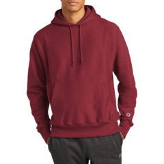 Champion® Reverse Weave® Hooded Sweatshirt - 10322-Cardinal-1-S101CardinalModelFront-1200W