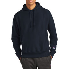 Champion® Reverse Weave® Hooded Sweatshirt - 10322-Navy-1-S101NavyModelFront-1200W