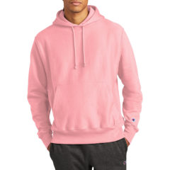 Champion® Reverse Weave® Hooded Sweatshirt - 10322-PinkCandy-1-S101PinkCandyModelFront-1200W