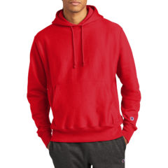 Champion® Reverse Weave® Hooded Sweatshirt - 10322-Red-1-S101RedModelFront-1200W