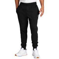 Champion® Reverse Weave® Jogger - 10323-Black-1-RW25BlackModelFront-1200W