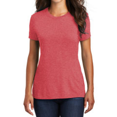 District® Women’s Perfect Tri® Tee - 7463-RedFrost-1-DM130LRedFrostModelFront1-1200W