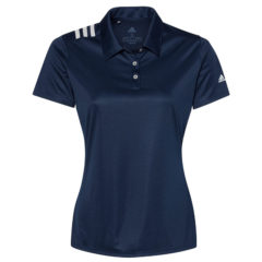 Adidas Women’s 3-Stripes Shoulder Polo - 79902_f_fl