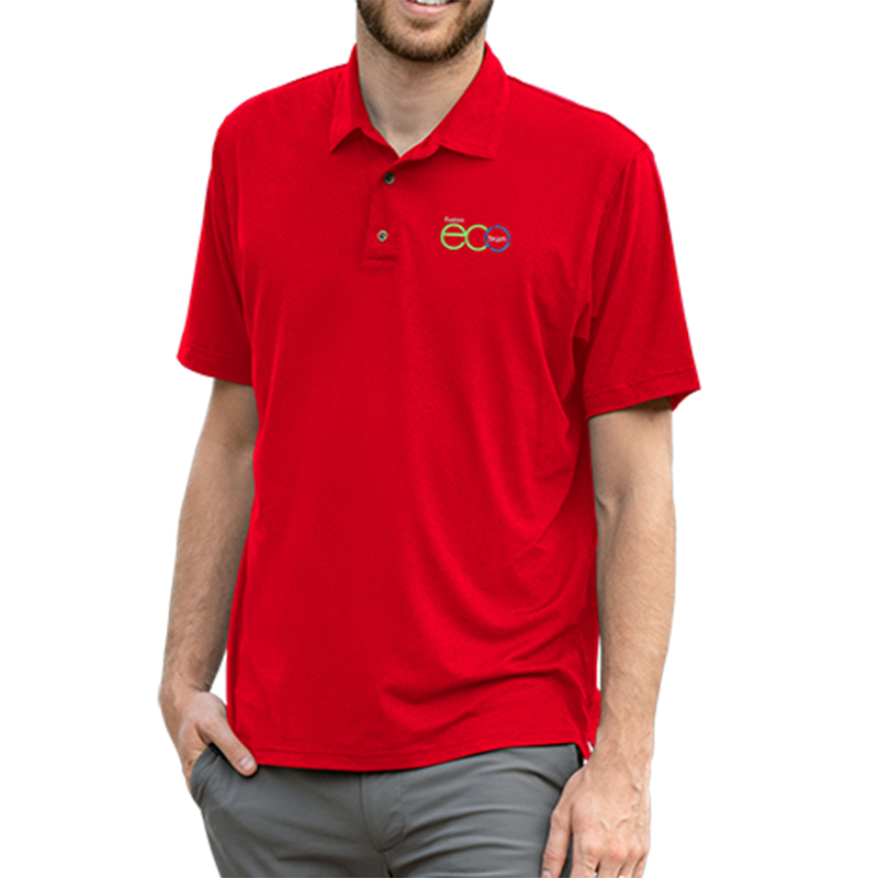 Vansport Planet Polo - 8060_Red_Sky_silo_logo