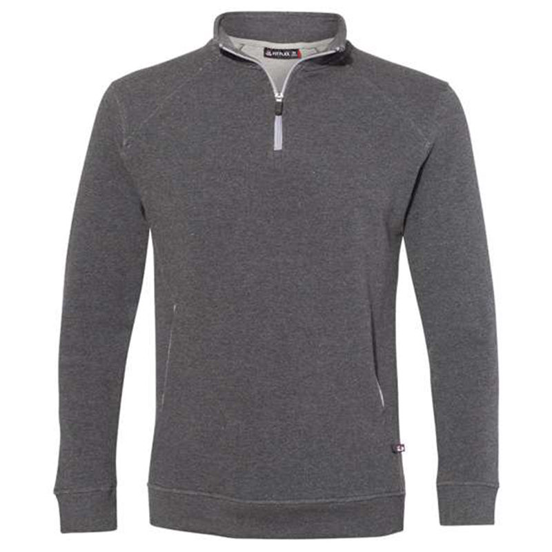 Badger FitFlex French Terry Quarter-Zip Sweatshirt - Show Your Logo